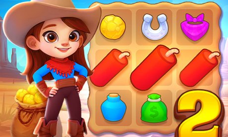 Wild West Match 2: La Fiebre del Oro - crazygames