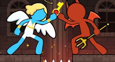 Dúo Stickman: Escape del Cementerio - crazygames