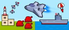 Bombardero: Ataque Aéreo 2D - crazygames