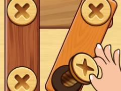 Tornillos y Tuercas: Resuelve con Madera - crazygames