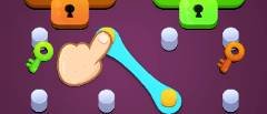 Mueve las gomas elásticas: Rompecabezas lógico - crazygames