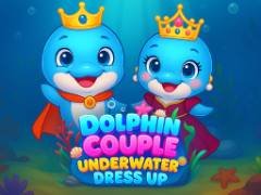 Pareja de Delfines Vistiéndose Bajo el Agua - crazygames