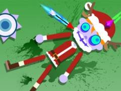 Patea al amigo navideño Santa - crazygames