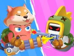 Aventura de disparos de Sausage Man - crazygames