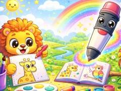 Libro de Colorear Mágico para Pequeños Artistas - crazygames