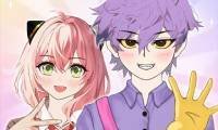 pareja de anime: creador de avatares - crazygames