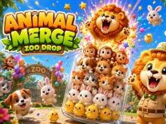 Animal Merge: Zoo Drop - crazygames