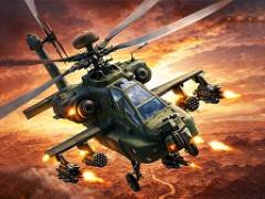 Ataque de Helicóptero Gunship: Juego - crazygames