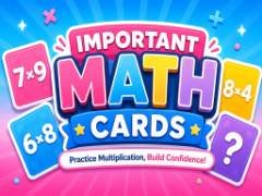 Tarjetas Matemáticas Importantes - crazygames