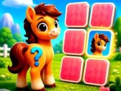 Cute Pony Memory Quest - crazygames