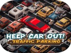 Ayuda a Car Out ¡Estacionamiento en tráfico! - crazygames