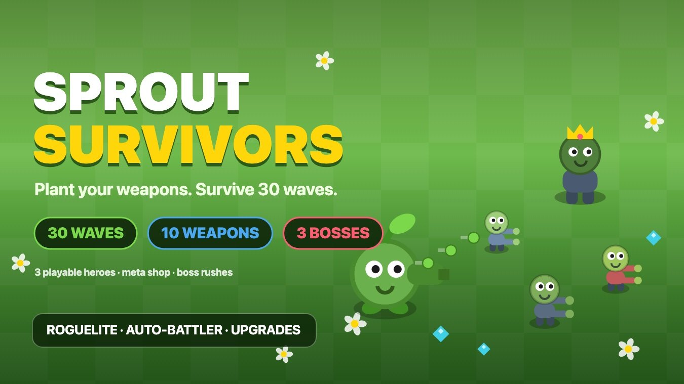 Sprout Survivors - crazygames,crazy games,free games,h5 game, free play,free crazy games