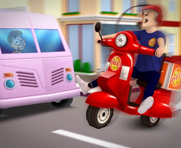Carrera de Pizza - crazygames